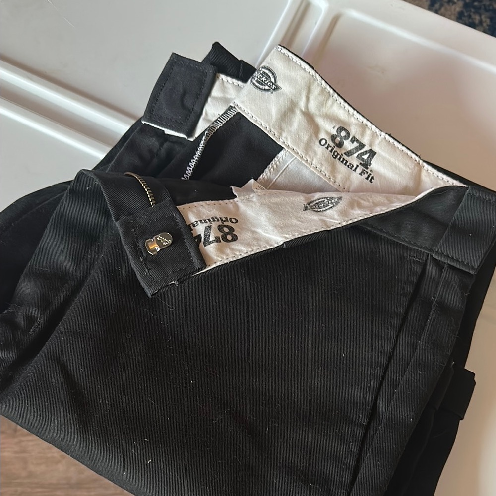 Black 874 Original Fit Pants